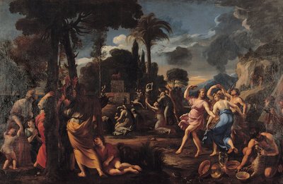 Adoration of the Golden Calf by Francois Perrier